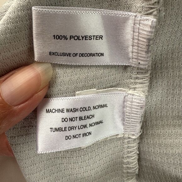 Cutter & Buck Sweatshirt Mens Gray L/S  1/4 Zip CB DryTec Kean University Small - Picture 14 of 16